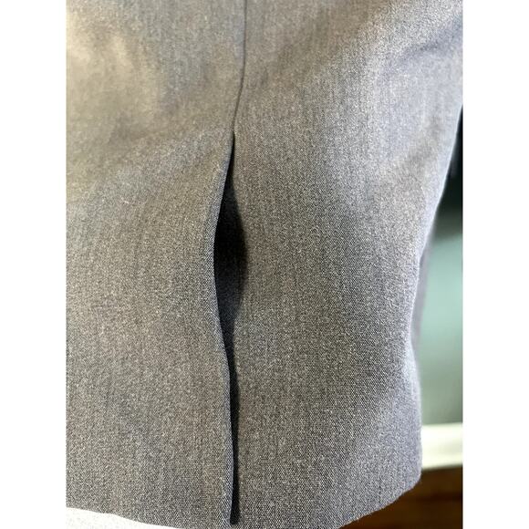 CK Calvin Klein Women's Professional Brown Stretch Blazer, Zip Pockets, Size 10 - Picture 8 of 13